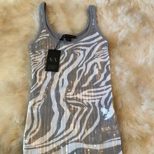 NWT Armani Exchange sequin tank - XS